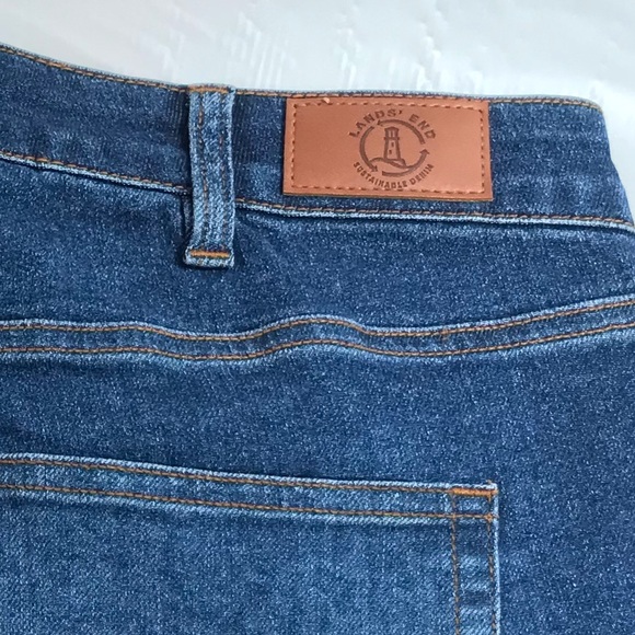 Lands' End Navy Blue NWT Straight Leg Jeans Size 18W - Picture 6 of 15